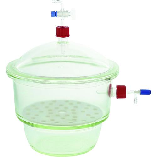 ■SIBATA ねじ口デシケーター上横口 250mm〔品番:017440250〕【1080978:0】[送料別途見積り][掲外取寄][..