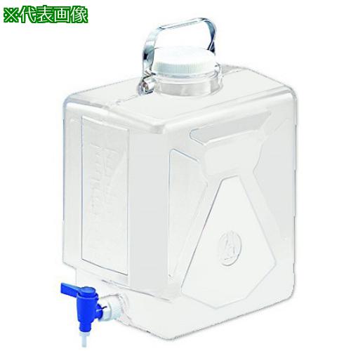 ■AS ナルゲン透明活栓付角型瓶2322 20L〔品番:505802〕【1082650:0】[送料別途見積り][掲外取寄][店頭..