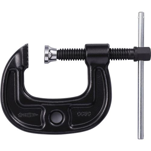 ■スーパー シャコ万力(C型)強力ワイドタイプ 50mm カチオン電着塗装〔品番:CC50〕【1085506:0】[店頭受取不可]