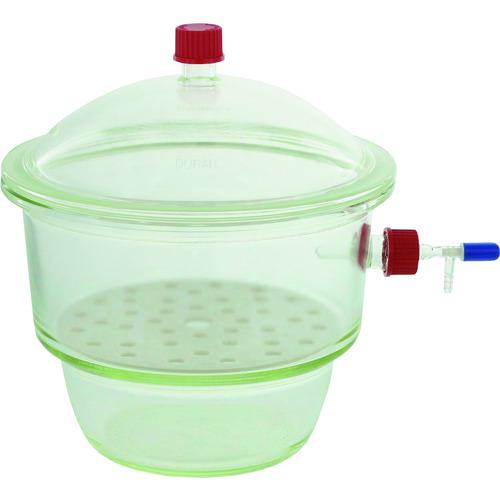 ■SIBATA ねじ口デシケーター 横口 250mm〔品番:017450250〕【1118272:0】[送料別途見積り][掲外取寄][..