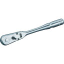 ■nepros 9.5sq.フレックスラチェットハンドル 歯数90枚 差込角9.5mm 全長150mm〔品番:NBRC390F〕【1130619:0】[店頭受取...