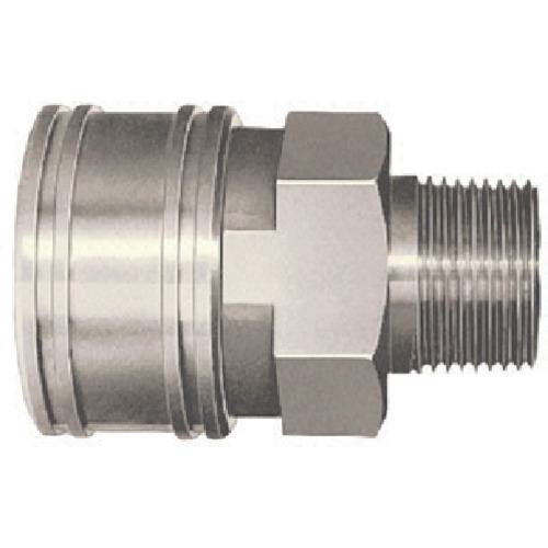 ■日東 TSPカプラ 鋼鉄製 ニトリルゴムSG(NBR)(めねじ取付用ソケット) 相手側Rc1 1/2(00853)〔品番:12TSMSTEELNBR〕【1139801:0】[店頭受取不可]