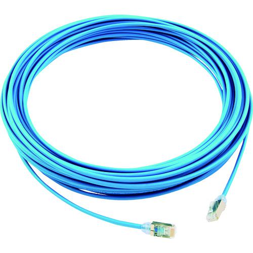 ■PANDUIT カテゴリ6A細径シールドパッチコード 20m 青〔品番:STP28X20MBU〕【1141063:0】[店頭受取不可]