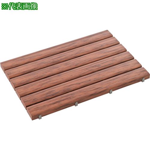 ■テラモト 抗菌安全スノコ(完成品)600×900mm 木調〔品番:MR0933419〕【1141321:0】[店頭受取不可]