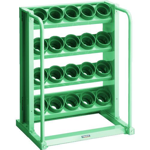 ■TRUSCO ツーリングラック HSK100A BT50 NT50兼用 28個収納〔品番:VTLD48〕【1146116:0】[法人・事業所限定][直送元][店頭受取不可]