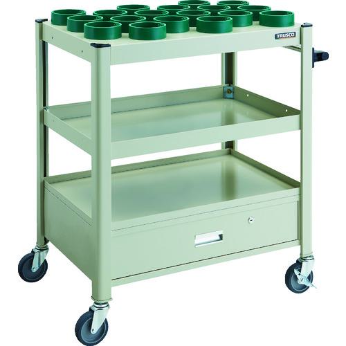 ■TRUSCO TCW型ツーリングワゴン HSK100A BT50 NT50 18個 引出し付 NG色〔品番:TCWTD02DANG〕【1148808:0】[法人・事業所限定][直送元][店頭受取不可]