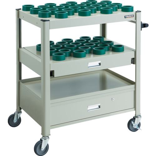 ■TRUSCO TCW型ツーリングワゴン HSK63A BT40 NT40 45個 スライド棚引出し付 NG色〔品番:TCWTE02DCNG〕【1148812:0】[法人・事業所限定][直送元][店頭受取不可]