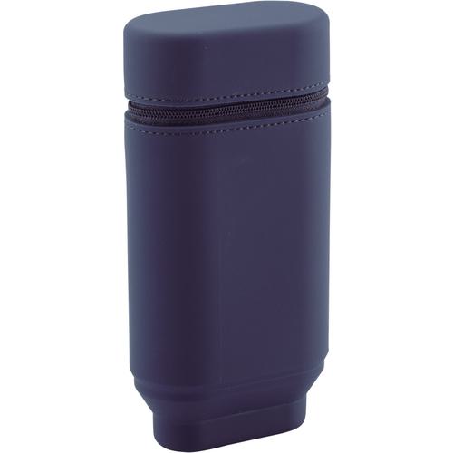 ■LIHIT スタンドペンケース オーバルタイプLサイズ ネイビー〔品番:A769511〕【1150143:0】[店頭受取不..