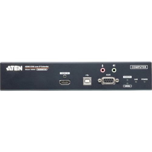 ■ATEN IP-KVMエクステンダー トランスミッター/HDMI/4K対応/シングルディスプレイ〔品番:KE8950T〕【1152423:0】[法人・事業所限定][外直送元][店頭受取不可]