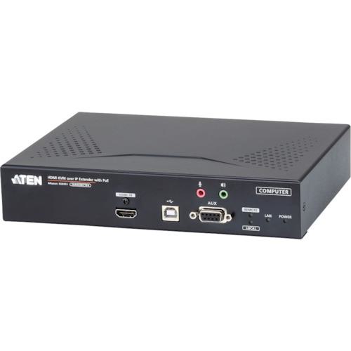 ■ATEN IP-KVMエクステンダー トランスミッター/HDMI/4K/PoE対応/シングルディスプレイ〔品番:KE8952T〕【1152427:0】[法人・事業所限定][外直送元][店頭受取不可]
