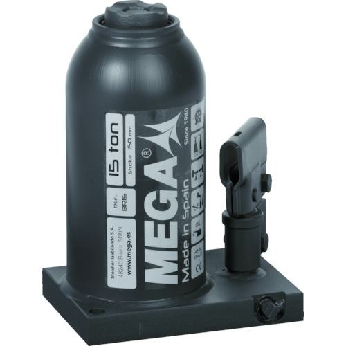 ■【在庫限り】MEGA ボトルジャッキ15トン〔品番:BR15G〕【1153165:0】[店頭受取不可]