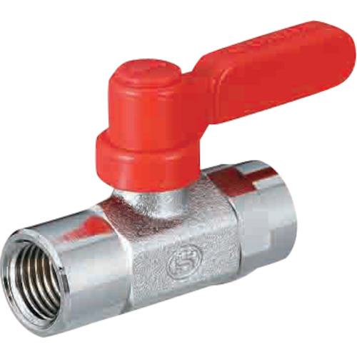 ■オンダ製作所 ボールバルブ フリーボールM1型Rタイプ(ロングハンドル) Rc3/8 × Rc3/8〔品番:M110MLR〕【1161872:0】[店頭受取不可]