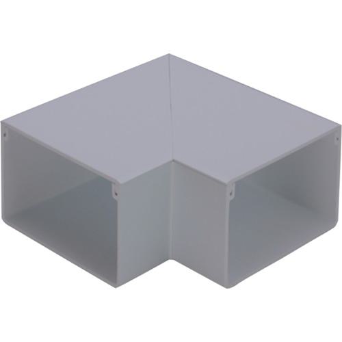 ■マサル エムケーダクト付属品 平面マガリ 5号150型 グレー〔品番:MDM5151〕【1201945:0】[送料別途見積り][掲外取寄][店頭受取不可]