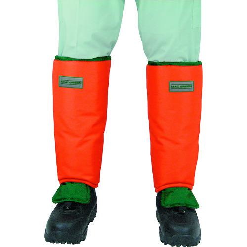 ■MAX ハイボーグ 刈払機作業用すねガード(チップソー対応) フリーサイズ〔品番:MT571〕【1217985:0】[..