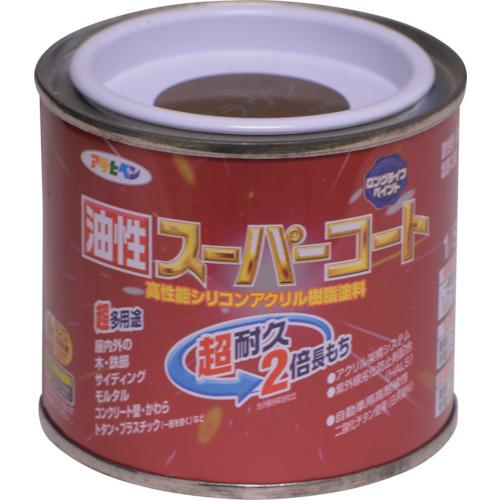 ■アサヒペン 油性スーパーコート 1/5L ブラウン《6缶入》〔品番:542175〕【1231458×6:0】[送料別途見積..