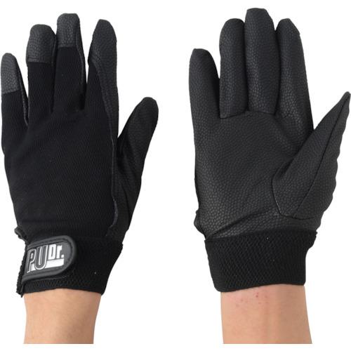 ■川西 PUドクター ブラック 1P LLサイズ《10双入》〔品番:2970BKLL〕【1237596×10:0】[送料別途見積り][掲外取寄][店頭受取不可]