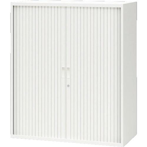 ■NAIKI 収納庫 CW型 シャッター式扉 W899×D450×H1050〔品番:CW0911SHWW〕【1238405:0】[送料別途見積り][法人・事業所限定][外直送][店頭受取不可]