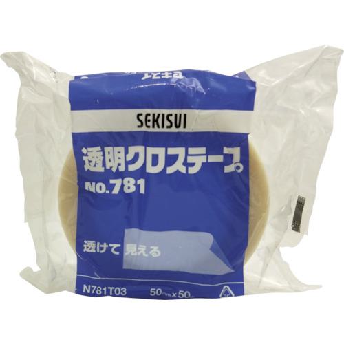 ■積水 透明クロステープ 50×50〔品番:N781T03〕【1240517:0】[店頭受取不可]