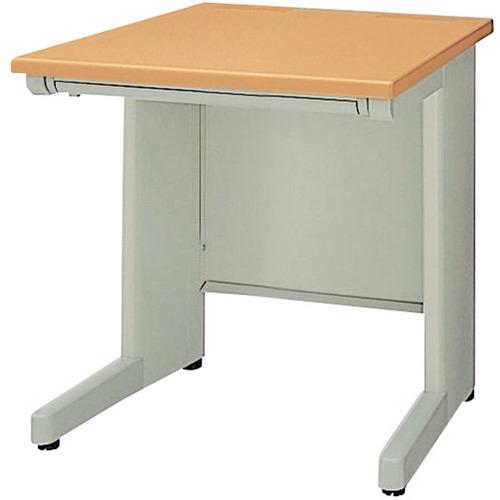 ■NAIKI 平デスク NED型/天板:ライトバーチ木目 本体:ウォームホワイト/W700×D700×H700〔品番:NED077FAWL〕【1241590:0】[送料別途見積り][法人・事業所限定][外直送][店頭受取不可]