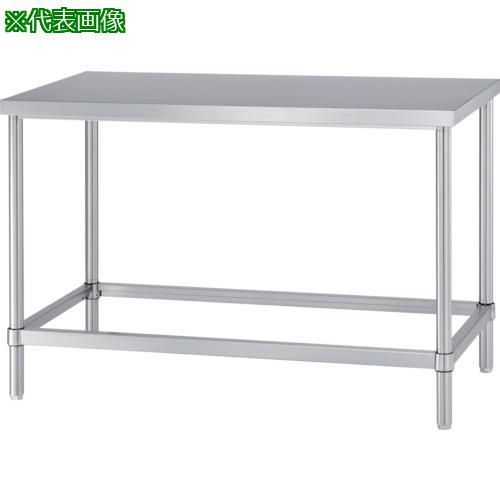 ■シンコー ステンレス作業台(四方枠タイプ・SUS430) 450×450×800〔品番:WZ4545〕【1242854:0】[法人・事業所限定][外直送元][店頭受取不可]
