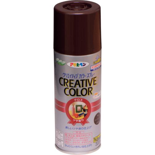 ■アサヒペン クリエイティブカラースプレー 300ML 84チョコレート《6本入》〔品番:503404〕【1244113×6:0】[送料別途見積り][掲外取寄][店頭受取不可]