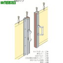 ■岡田 間仕切カーテン 中型間仕切ポールセット(D30用)両開セット 3.5m〔品番:90AW35〕【1245194:0】 法人 事業所限定 外直送元 店頭受取不可