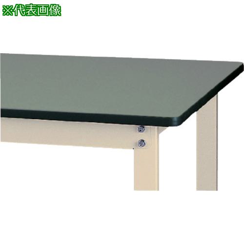 ■ヤマテック 中量作業台 ワークテーブル800シリーズ 移動式 塩ビシート天板 W1500×D900×H740mm グリーン/ヤマテックアイボリー〔品番:SVRC1590GI〕【1251204:0】[法人・事業所限定][外直送元][店頭受取不可]