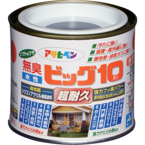 ■アサヒペン 水性ビッグ10多用途 1/5L スレートグレー《6缶入》〔品番:592835〕【1252000×6:0】[送料別途見積り][掲外取寄][店頭受取不可]