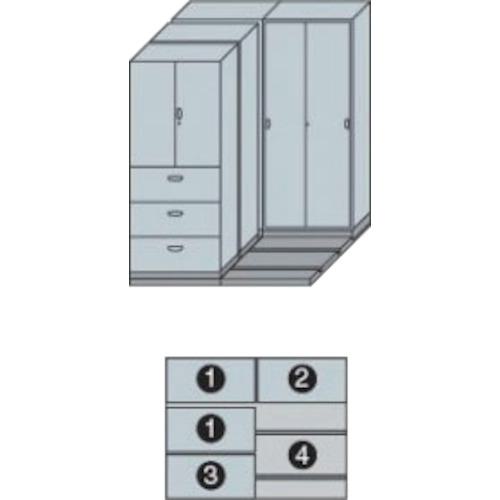 ■NAIKI NW型並行移動書庫用ベース〔品番:MNW3221ACC〕【1252603:0】[送料別途見積り][法人・事業所限定][外直送][店頭受取不可]