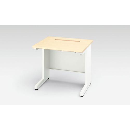 ■NAIKI プリンター台 XED型/本体:クリアーホワイト 天板:シルクウッド本体:クリアーホワイト 天板:シル..