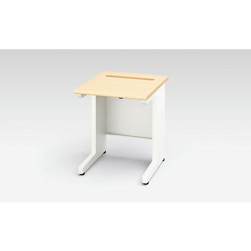 ■NAIKI プリンター台 XED型/本体:クリアーホワイト 天板:シルクウッド本体:クリアーホワイト 天板:シル..