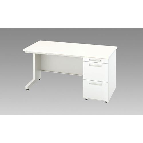 ■NAIKI 片袖デスク〔品番:XED147CWH〕【1255024:0】[送料別途見積り][法人・事業所限定][外直送][店頭受取不可]