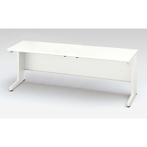 ■ナイキ 平デスク(引出し無し)〔品番:XEDH207FDNWH〕【1255087:0】[送料別途見積り][法人・事業所限定][外直送][店頭受取不可]