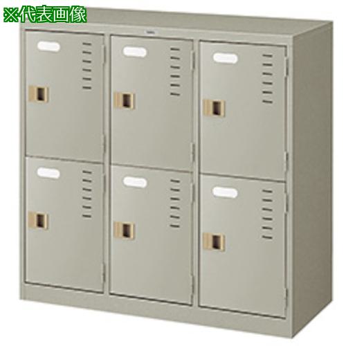 ■NAIKI スクールロッカー(6人用)〔品番:SL6NAW〕【1255826:0】[送料別途見積り][法人・事業所限定][外直送][店頭受取不可]