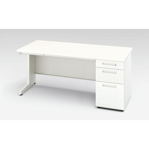 ■NAIKI 片袖デスク〔品番:XED167BWH〕【1255981:0】[送料別途見積り][法人・事業所限定][外直送][店頭受取不可]