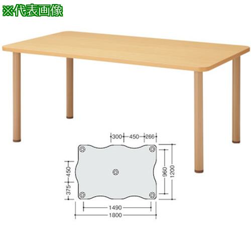 ■NAIKI テーブル〔品番:RTA1812WLNA〕【1256019:0】[送料別途見積り][法人・事業所限定][外直送][店頭受取不可]