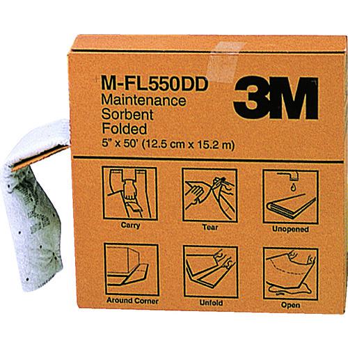 ■3M メンテナンスソーベント(フォールデッド)127mm×15.2m(1巻入)〔品番:MFL550DD〕【1256432:0】[店頭..