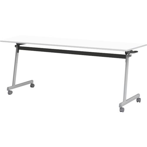 ■IRIS スタンダードスタックタイプ Z脚 1500×450 天板カラー:ホワイト〔品番:CFT89Z1545WT〕【1256520:0】[送料別途見積り][法人・事業所限定][直送][店頭受取不可]