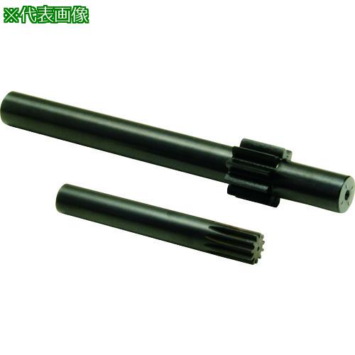 ■KHK 軸付平歯車SSS1.5-12〔品番:SSS1.512〕【1265531:0】[店頭受取不可]