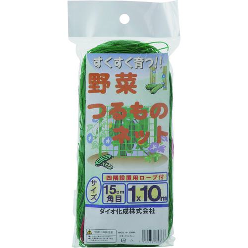 ■Dio 野菜つるものネット 15cm 緑 1m×10m《60個入》〔品番:260336〕【1271257×60:0】[送料別途見積り][掲外取寄][店頭受取不可]