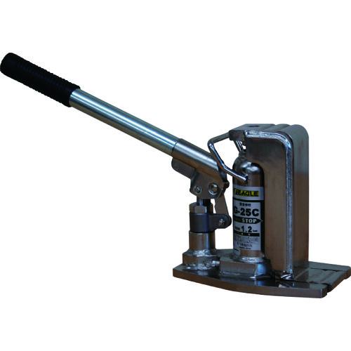 ■イーグル クリーンルームレバー回転爪つきジャッキ 爪能1t〔品番:G25C〕【1279093:0】[送料別途見積り][法人・事業所限定][外直送][店頭受取不可]