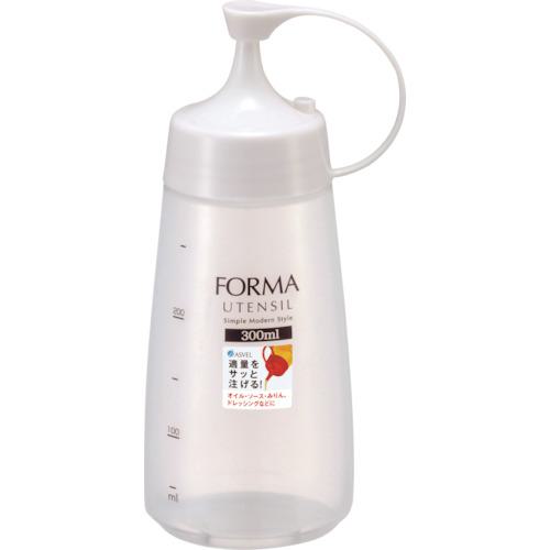 ■FORMA フォルマ 調味料ボトル 細口(中)ホワイト《150個入》〔品番:214295〕【1280489×150:0】[送料別..