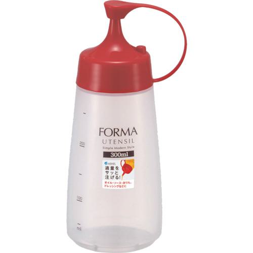 ■FORMA フォルマ 調味料ボトル 細口(中)レッド《150個入》〔品番:214226〕【1280508×150:0】[送料別途..
