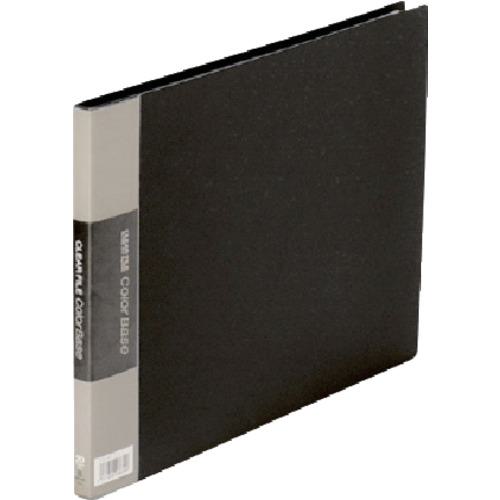 ■KING JIM クリア-ファイルカラ-ベ-ス(E型) 黒〔品番:130CBK〕【1289656:0】[送料別途見積り][掲外取寄..