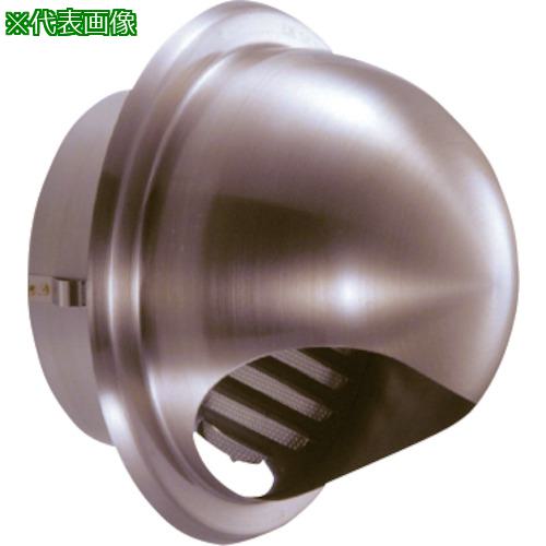 ■JAPPY ステン丸型フード付ガラリ網無 100Φ〔品番:UKGN100SJM〕【1293670:0】[送料別途見積り][掲外取..