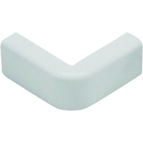 ■マサル メタルモール付属品 エクスターナルエルボ 後付け型 A型 ホワイト〔品番:A10512〕【1301796:0..