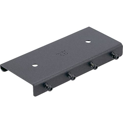 ■岡田 カーテンレール用オプション D40・TOPカバー ブラック〔品番:15T65BL〕【1308681:0】[店頭受取不可]