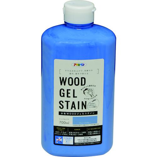 ■アサヒペン 水性WOODジェルステイン 700ml チョークブルー《20個入》〔品番:448941〕【1309162×20:0】[送料別途見積り][掲外取寄][店頭受取不可]