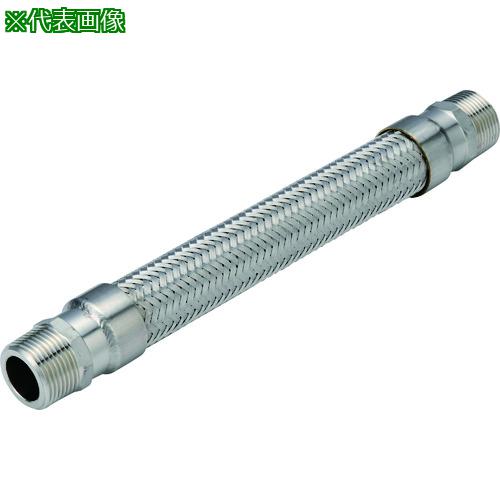 ■NFK オスニップル式フレキシブルホース 六角ニップルSUS304(ALLSUS304) 20A×1700L〔品番:NK1500SUS30420A1700L〕【1313803:0】[送料別途見積り][掲外取寄][店頭受取不可]