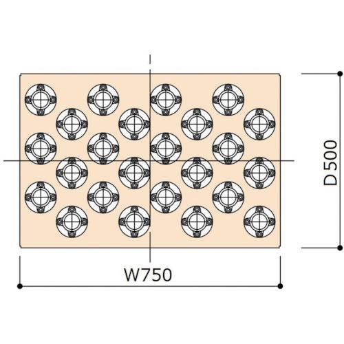 ■ヤマテック ツーリングワゴン用 追加棚板(ホルダー付) ヤマテックアイボリー〔品番:WLT7H40IV〕【1318166:0】[送料別途見積り][法人・事業所限定][外直送][店頭受取不可]